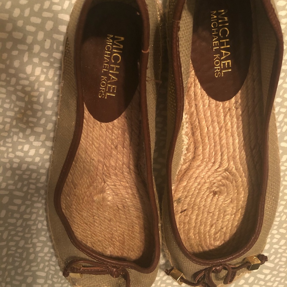 Authentic Canvas Michael kors slip on